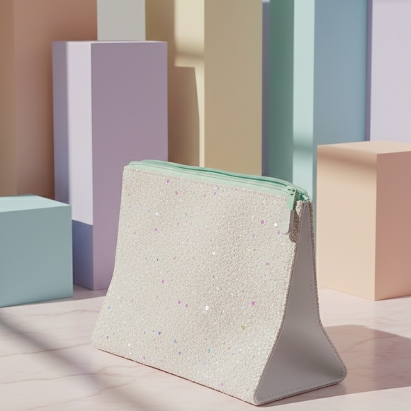 Sparkling Pouch with Silver Eyelash Enhansing Clinique - New ! - Picture 2 of 4